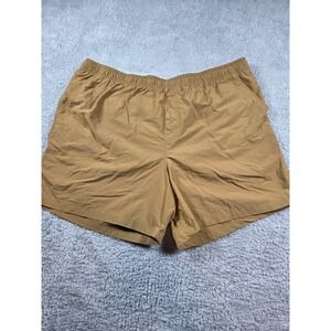 Columbia Swim Trunks XXL Tan Mens PFG Hiking Shorts Elastic Waist Mesh Lined